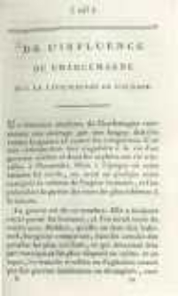 Archives littéraires de l'Europe: ou mélanges de littérature, d'histoire et de philosophie par une société de gens de lettres. Suivis d'une Gazette littéraire universelle. 1805 T.5 No.14
