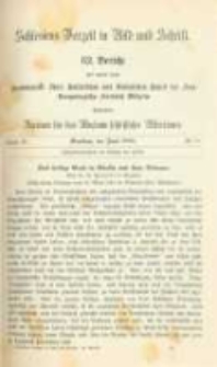 Schlesiens Vorzeit in Bild und Schrift. Bericht des ... Vereines für das Museum schlesischer Alterthümer. Band 4 Bericht 62