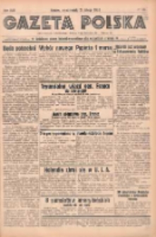 Gazeta Polska: codzienne pismo polsko-katolickie dla wszystkich stanów 1939.02.23 R.43 Nr46