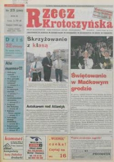 Rzecz Krotoszyńska 2000.06.14 Nr23(280)