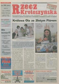 Rzecz Krotoszyńska 2000.06.21 Nr24(281)