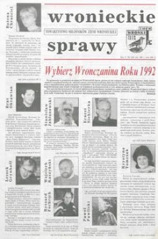 Wronieckie Sprawy 1993.02 R.4 Nr2(24)