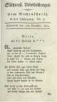 Südpreussische Unterhaltungen: eine Wochenschrift. 1801.12.19 Jahrg.1 No.7