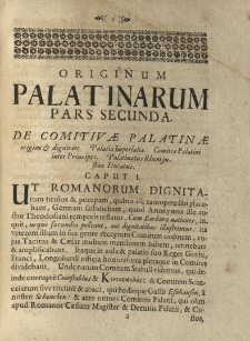 Origines Palatinae authore Marquardo Frehero. P. 2
