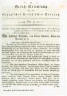 Gesetz-Sammlung f&uuml;r die K&ouml;niglichen Preussischen Staaten. 1815.04.18 No4