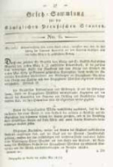 Gesetz-Sammlung für die Königlichen Preussischen Staaten. 1815.05.20 No6