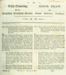 Gesetz-Sammlung für die Königlichen Preussischen Staaten. 1828 No15