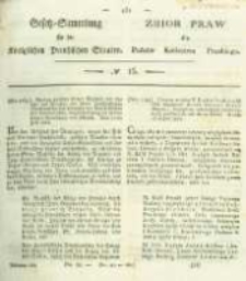 Gesetz-Sammlung für die Königlichen Preussischen Staaten. 1828 No15