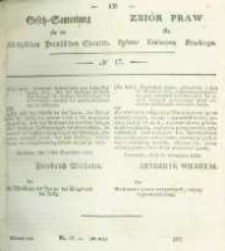 Gesetz-Sammlung für die Königlichen Preussischen Staaten. 1828 No17