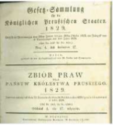 Gesetz-Sammlung für die Königlichen Preussischen Staaten. 1829 No1