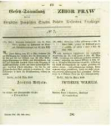 Gesetz-Sammlung für die Königlichen Preussischen Staaten. 1840 No7