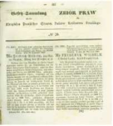 Gesetz-Sammlung für die Königlichen Preussischen Staaten. 1840 No20