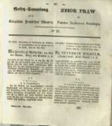 Gesetz-Sammlung für die Königlichen Preussischen Staaten. 1844 No28