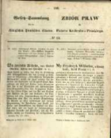 Gesetz-Sammlung für die Königlichen Preussischen Staaten. 1856.10.06 No52
