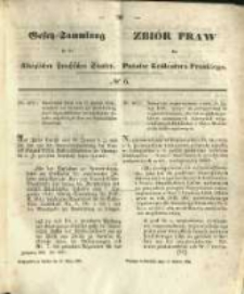 Gesetz-Sammlung für die Königlichen Preussischen Staaten. 1858.03.15 No6