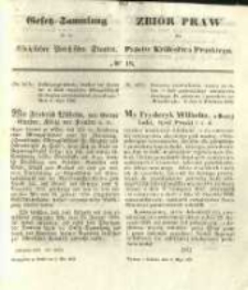 Gesetz-Sammlung für die Königlichen Preussischen Staaten. 1858.05.06 No18