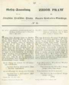 Gesetz-Sammlung für die Königlichen Preussischen Staaten. 1860.11.06 No31