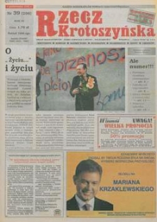 Rzecz Krotoszyńska 2000.10.04 Nr39(296)