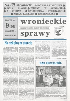 Wronieckie Sprawy 1995.09 R.6 Nr9(56)