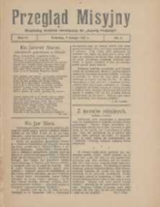 Przegląd Misyjny: bezpłatny dodatek miesięczny do "Gazety Polskiej" 1927.02.07 R.2 Nr2