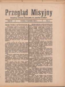 Przegląd Misyjny: bezpłatny dodatek miesięczny do "Gazety Polskiej" 1929.04.09 R.4 Nr4