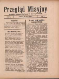 Przegląd Misyjny: bezpłatny dodatek miesięczny do "Gazety Polskiej" 1930.07.29 R.5 Nr7