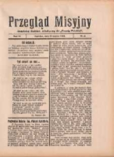 Przegląd Misyjny: bezpłatny dodatek miesięczny do "Gazety Polskiej" 1931.03.31 R.6 Nr2
