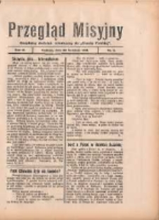 Przegląd Misyjny: bezpłatny dodatek miesięczny do "Gazety Polskiej" 1931.04.28 R.6 Nr3