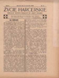 Życie Harcerskie: bezpłatny dodatek miesięczny do "Gazety Polskiej" 1929.09.03 R.1 Nr3