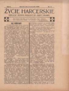 Życie Harcerskie: bezpłatny dodatek miesięczny do "Gazety Polskiej" 1929.09.03 R.1 Nr3