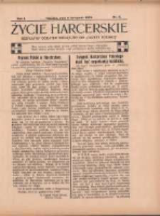 Życie Harcerskie: bezpłatny dodatek miesięczny do "Gazety Polskiej" 1929.11.05 R.1 Nr5
