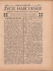 Życie Harcerskie: bezpłatny dodatek miesięczny do "Gazety Polskiej" 1929.12.03 R.1 Nr6