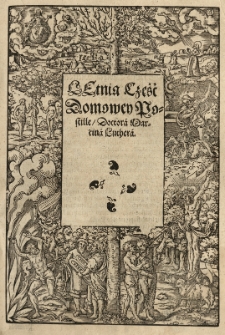 Postilla domowa to yest: Kazania na Ewangelie niedzielne y przednieysze święta tak yako ye [...] Doctor Marćin Luther cały rok niemieckim yęzykiem kazał [...] na polski [...] przełożone przes Hieronyma Maleckiego... Cz.2