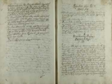 Seym Anni 1607 die 7 Mensis may. Przemowa marszałka poselskiego Feliksa Kryskiego