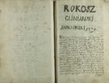 Rokosz glinianski Anno Domini 1379