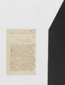 List Józefa Ignacego Kraszewskiego do Jana Nepomucena Rembowskiego z 11 grudnia 1868 roku