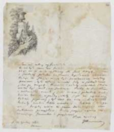 List Józefa Ignacego Kraszewskiego do Wawrzyńca Benzelstjerny-Engeströma z 23 grudnia 1865 roku