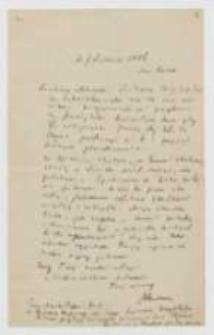 List J&oacute;zefa Ignacego Kraszewskiego do Adama [Miłaszewskiego] z 7 listopada 1886 roku