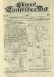 Chronik der christlichen Welt. 1905.05.04 Jg.15 Nr.18