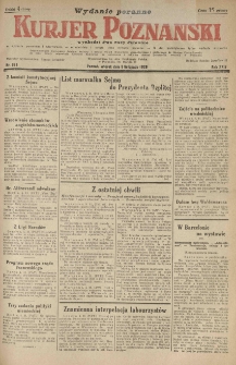 Kurier Poznański 1929.11.05 R.24 nr 511