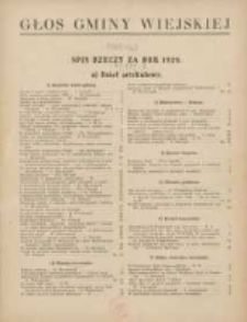 Głos Gminy Wiejskiej: czasopismo poświęcone sprawom Zrzeszenia Samopomocy Gmin Wiejskich w Polsce 1929.01.15 R.5 Nr1