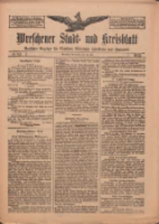 Wreschener Stadt und Kreisblatt: amtlicher Anzeiger für Wreschen, Miloslaw, Strzalkowo und Umgegend 1912.07.13 Nr83