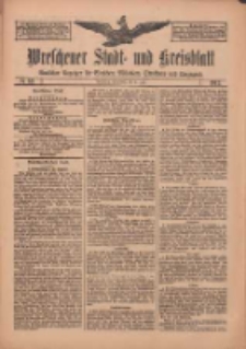 Wreschener Stadt und Kreisblatt: amtlicher Anzeiger für Wreschen, Miloslaw, Strzalkowo und Umgegend 1912.07.27 Nr89