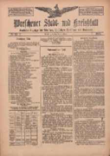 Wreschener Stadt und Kreisblatt: amtlicher Anzeiger für Wreschen, Miloslaw, Strzalkowo und Umgegend 1912.10.08 Nr121