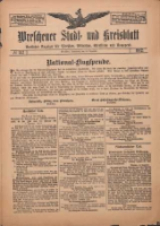 Wreschener Stadt und Kreisblatt: amtlicher Anzeiger für Wreschen, Miloslaw, Strzalkowo und Umgegend 1912.12.21 Nr153