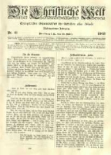 Die Christliche Welt: evangelisches Gemeindeblatt f&uuml;r Gebildete aller St&auml;nde. 1903.03.26 Jg.17 Nr.13