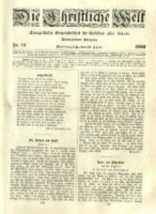 Die Christliche Welt: evangelisches Gemeindeblatt f&uuml;r Gebildete aller St&auml;nde. 1903.04.30 Jg.17 Nr.18
