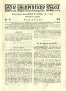 Die Christliche Welt: evangelisches Gemeindeblatt für Gebildete aller Stände. 1903.07.30 Jg.17 Nr.31