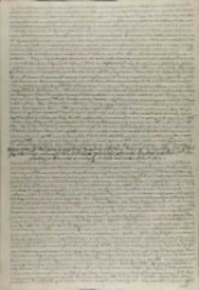 Odpowiedź Jego Mci P. Jana Zamoyskiego Kanclerza y Hetmana Koronnego na requisitią przez Jego Mci P. Inowłodzkiego imieniem Jego Mci X. arcibiskupa gnieźnień. o podpisanie scriptów w sprawie P. P. Zborowskich, na conuocatici wniesionych do siebie ucziniona Anno D. 1587