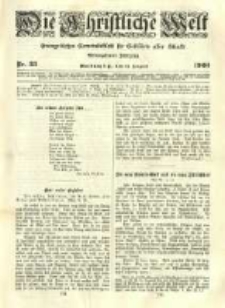 Die Christliche Welt: evangelisches Gemeindeblatt für Gebildete aller Stände. 1903.08.13 Jg.17 Nr.33
